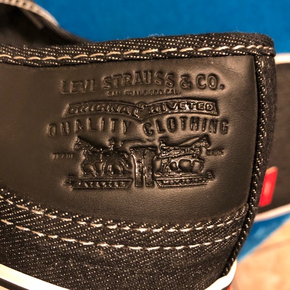 NEW Levi Strauss Denim Canvas Men’s Sneaker - Size 13 - Picture 6 of 6